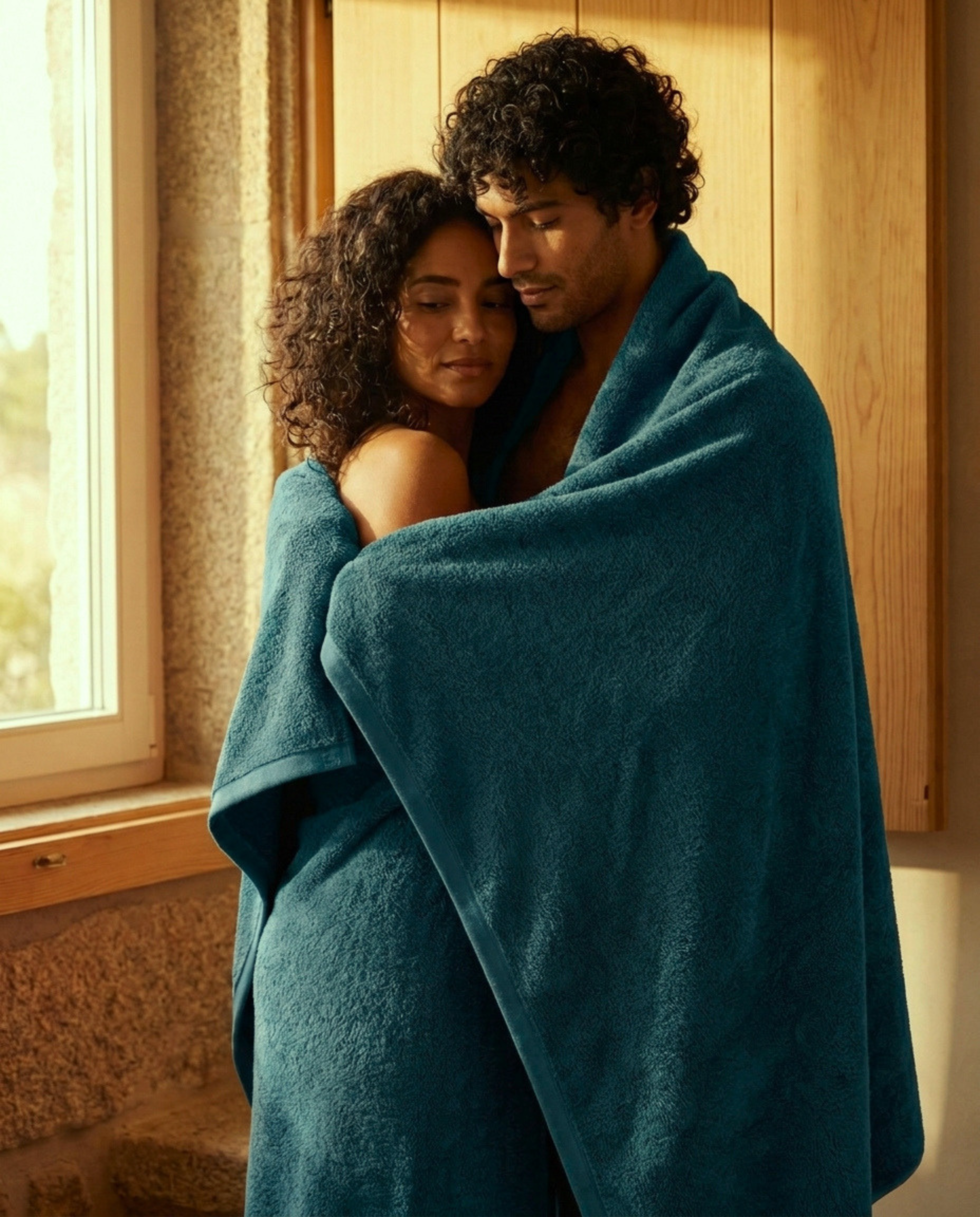 Set di asciugamani in bambù blanky