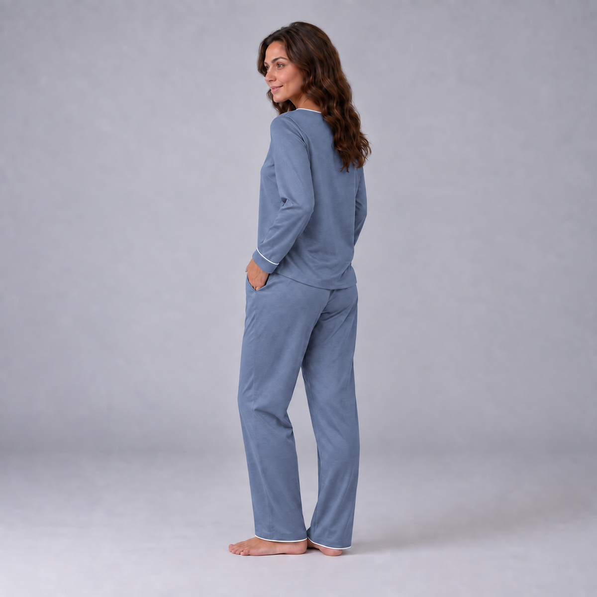 Maglia da donna in bambù stretch in maglia