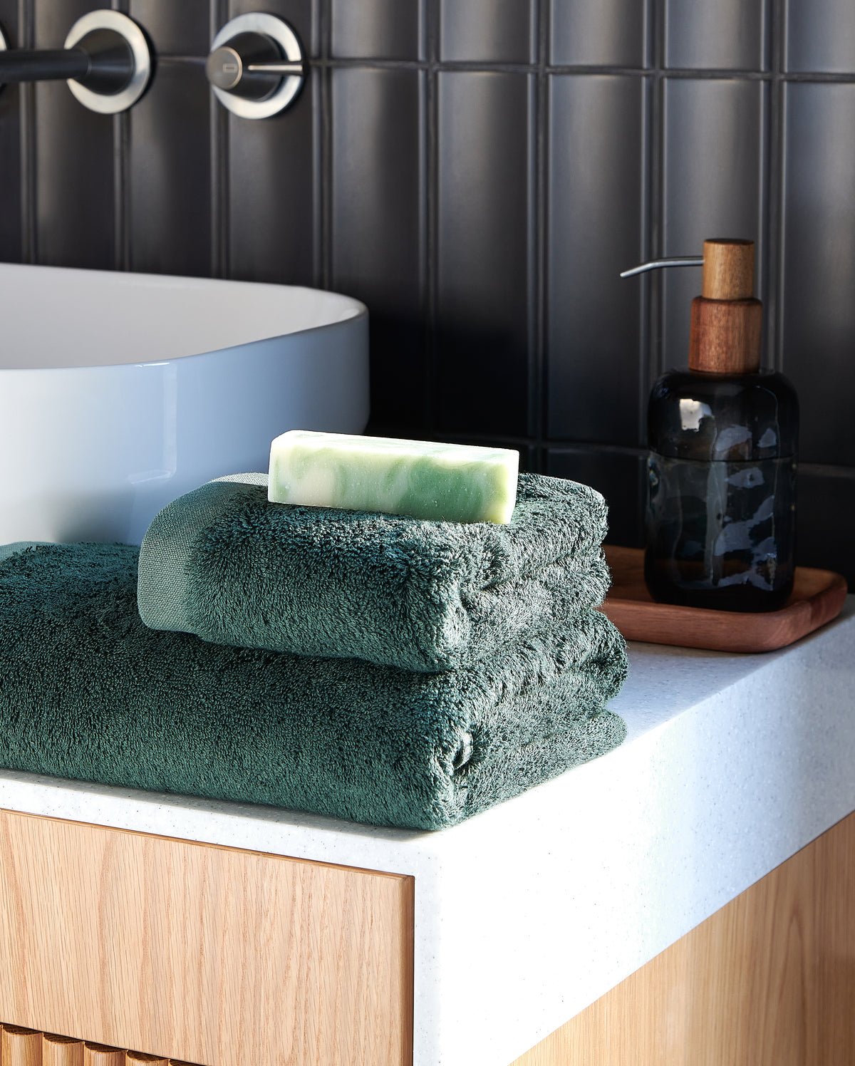 Asciugamano da bagno in bambù blanky