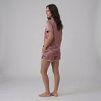 T-shirt da donna in bambù stretch in maglia