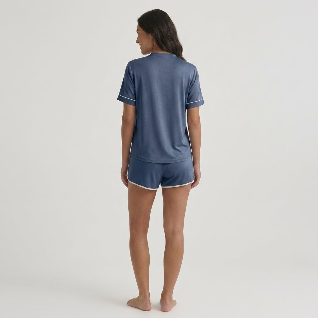 Maglia da donna in bambù stretch in maglia