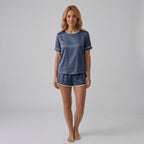 T-shirt da donna in bambù stretch in maglia