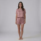 T-shirt da donna in bambù stretch in maglia